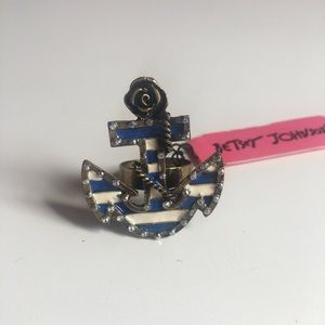 Betsey Johnson Nautical Anchor Ring